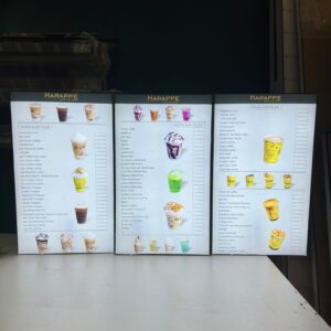100x200 Taşınabilir Fuar Lightbox