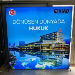 120x200 Stand Kumaş Baskı Lightbox
